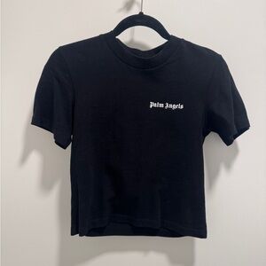 Palm Angels Black Short Sleeve Tee